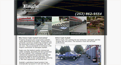Desktop Screenshot of eagleasphaltsealcoating.com